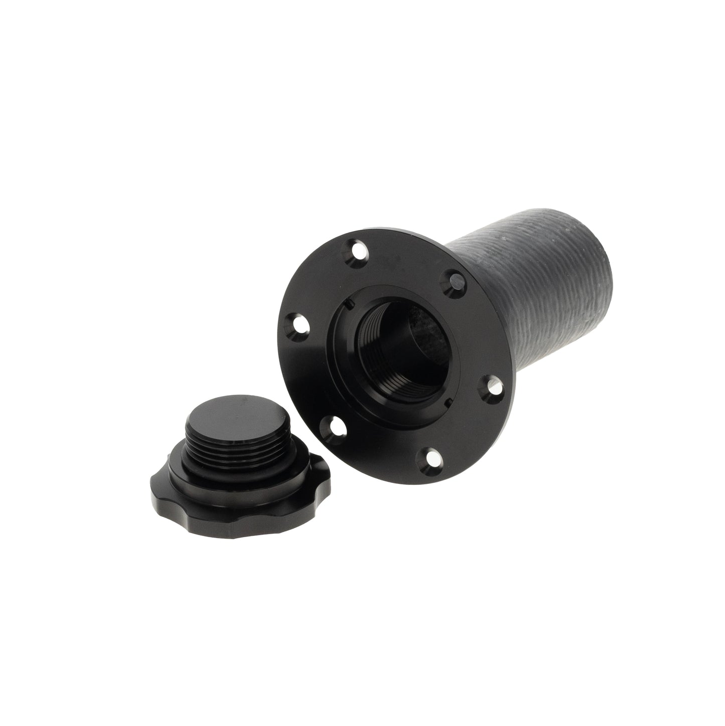 Flanged Fillcap, 1.5", Black