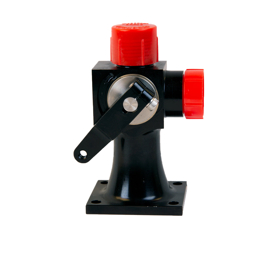 Valve, Shut Off, Three Way, Tall Mount, AN-08