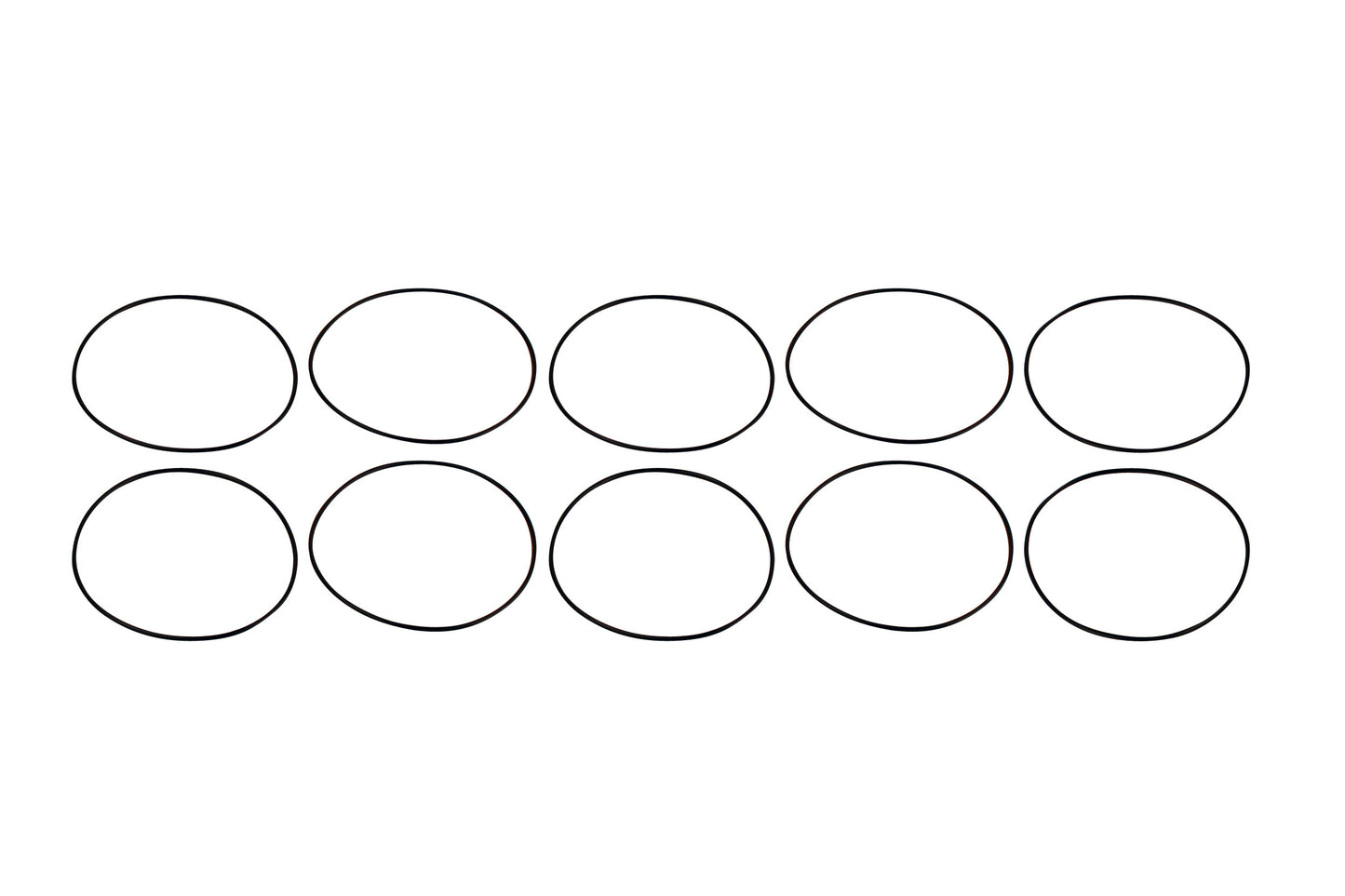 Canister Style Diameter Replacement Filter O-Rings, 10 pack