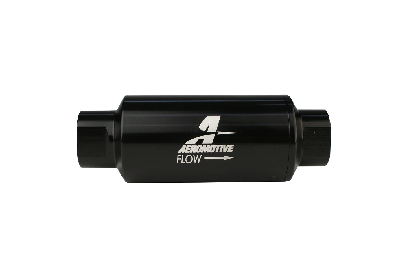 100 Micron Black Fuel Filter with ORB-10 Ports & Stainless Mesh Element
