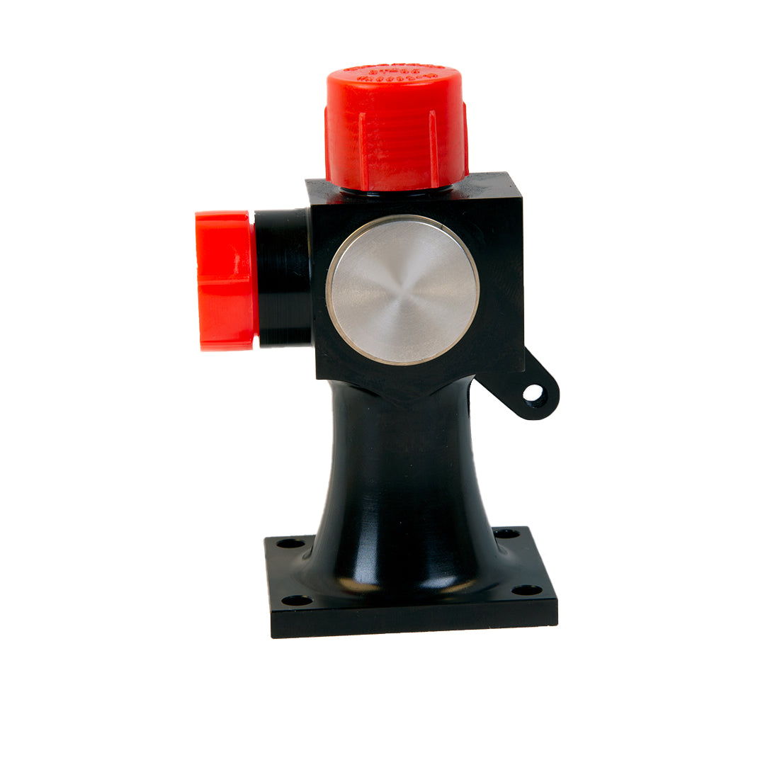 Valve, Shut Off, Three Way, Tall Mount, AN-08