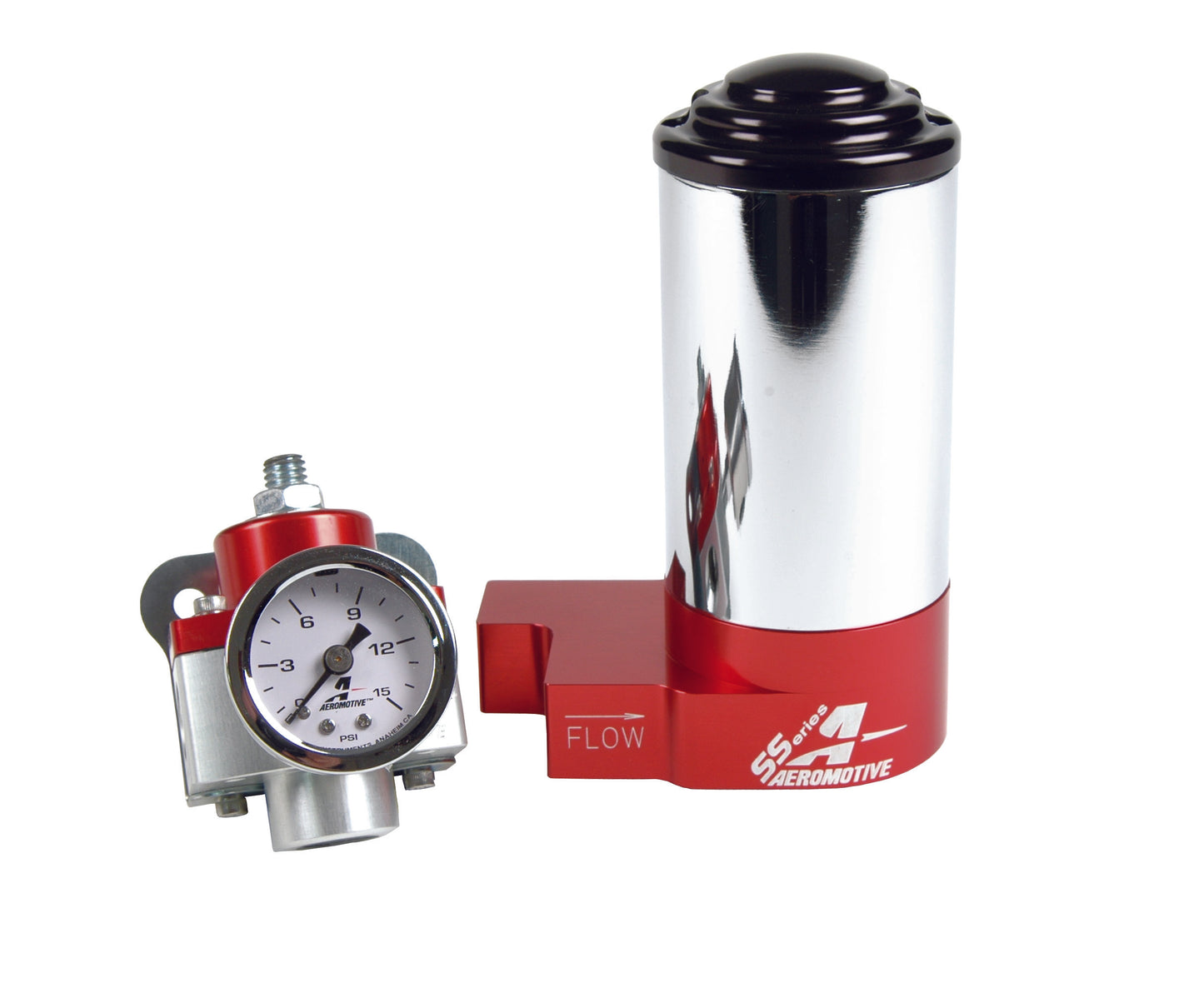 SS Carbureted Fuel Pump & Fuel Pressure Regulator Kit with AN- Ports