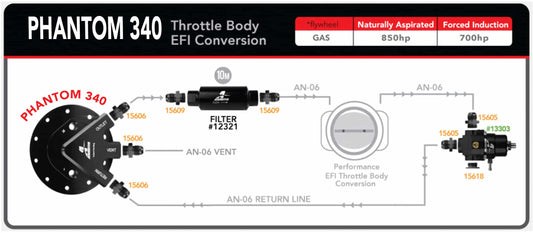 Phantom Stealth 200/340 Throttle Body EFI Conversion