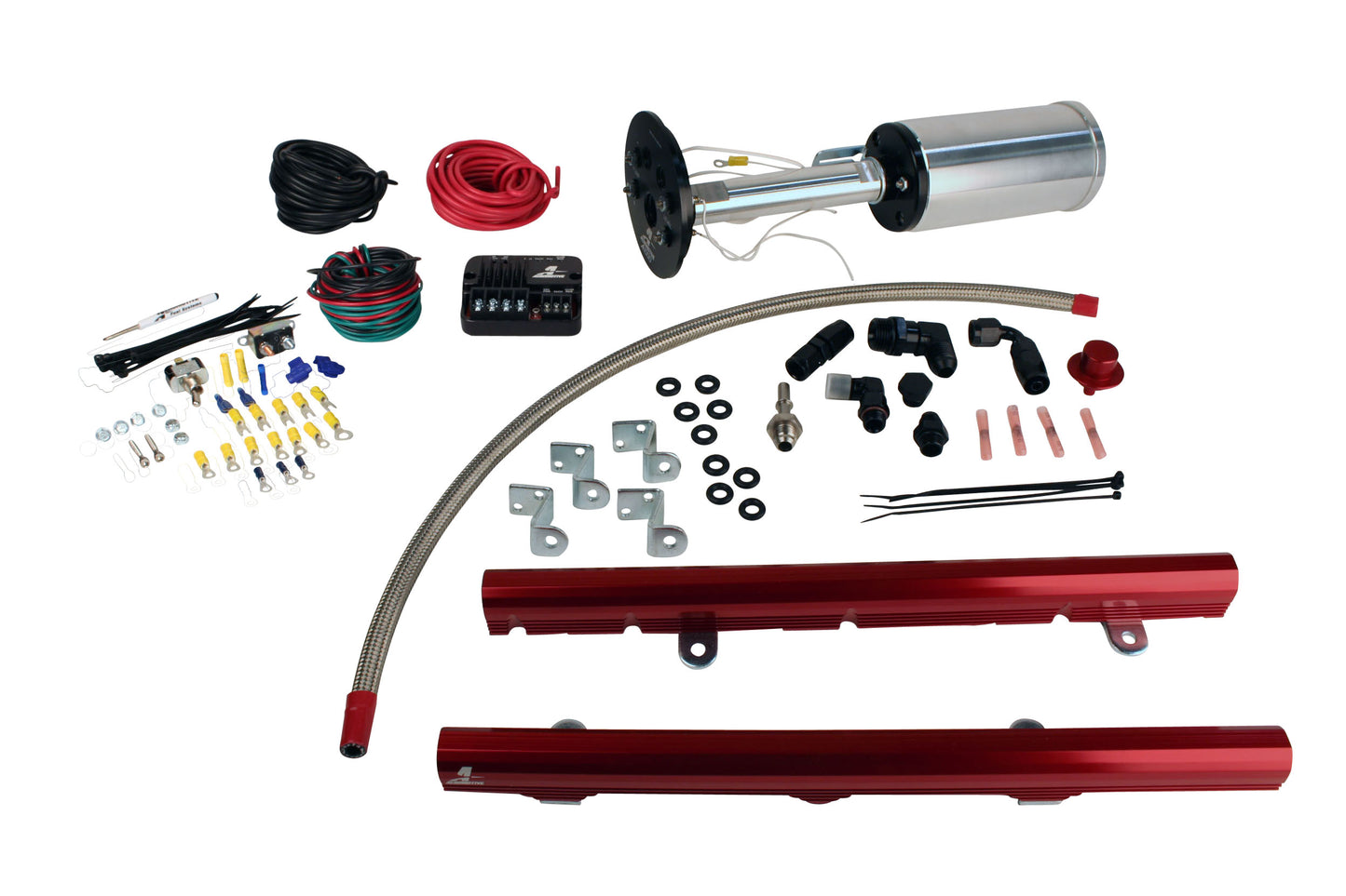 Eliminator In-Tank Pump Gas Fuel System with LS3 Fuel Rails, 03-13 Corvette