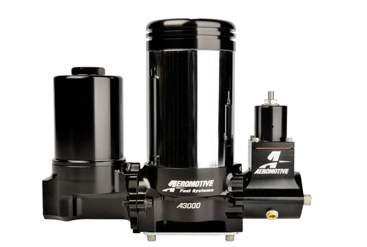 A3000 In-Line Fuel Pump with Fuel Pressure Regulator and Fuel Filter