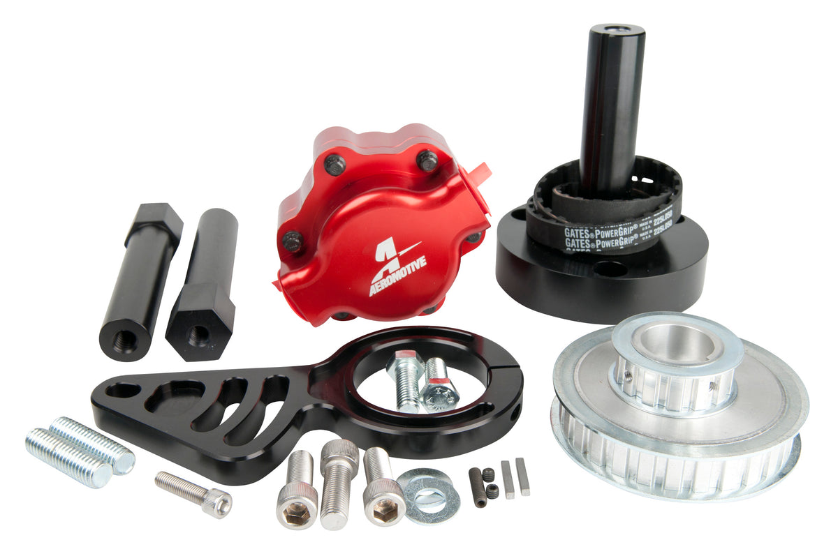 Aeromotive BBC Belt Pump Kit Lower Left Aeromotive BBC Belt Pump Kit Lower Left