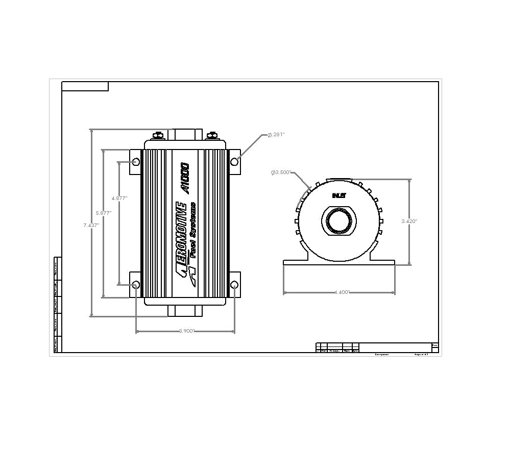 A1000 In-Line Fuel Pump