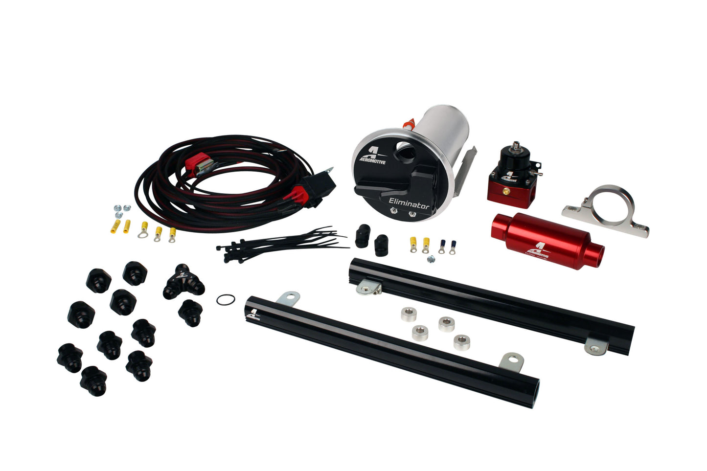 Eliminator In-Tank Race Fuel System with 5.4L CJ Fuel Rails, 07-12 Shelby GT500