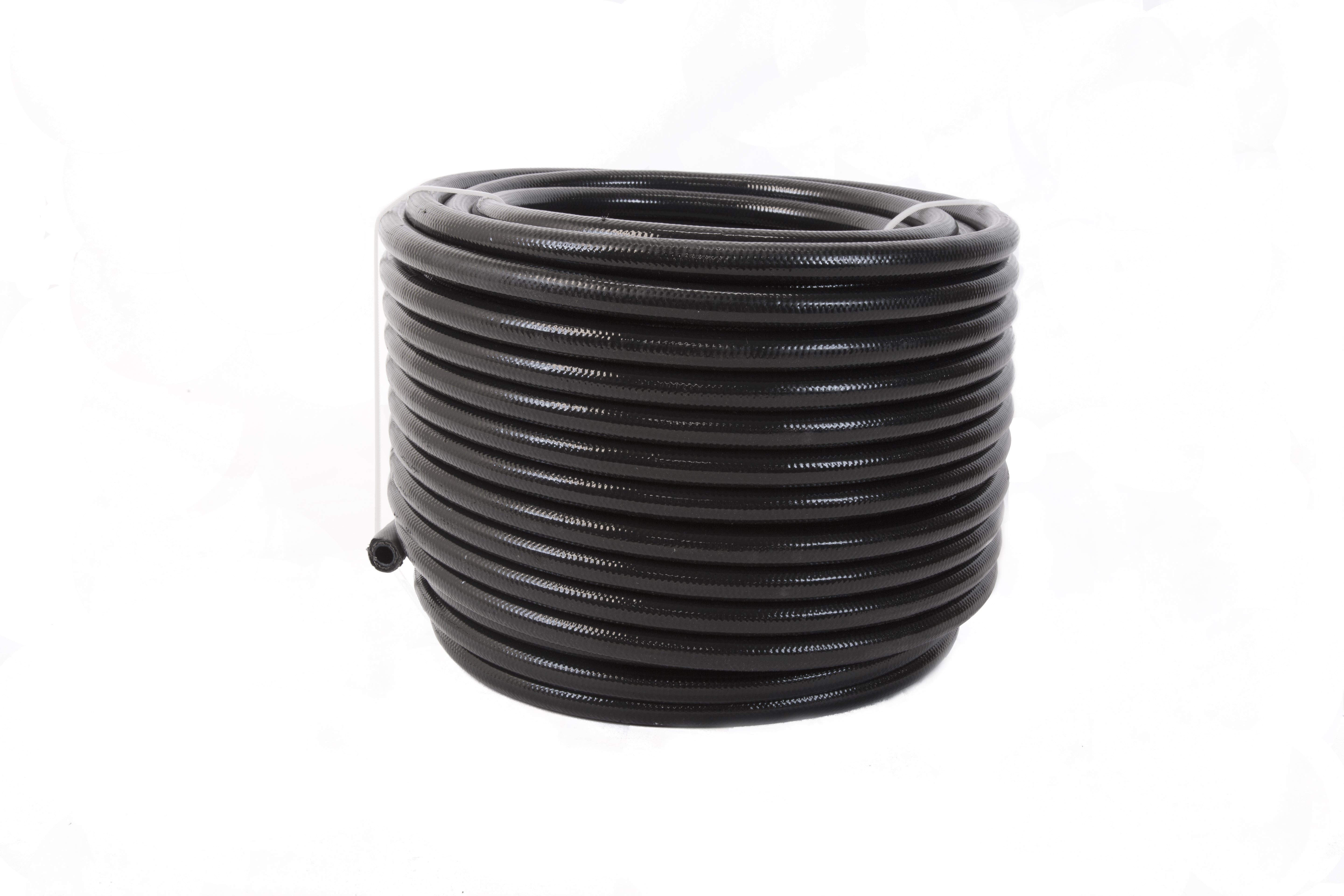 8AN Black Nylon PTFE Braided Stainless Steel Fuel Hose E85 Sold Per Foot Quality - Foto 6