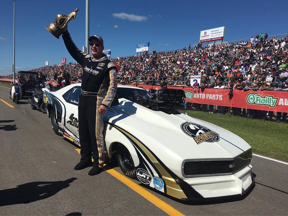 Aeromotive President Steve Matusek Clinched His First Pro Mod Victory at NHRA Spring Nationals!