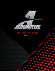 Aeromotive Featured Products Brochure