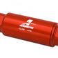 40 Micron Red Fuel Filter with 3/8 NPT Ports & Stainless Mesh Element