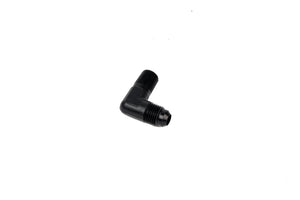 1/4"-MNPT to AN-06 Elbow Fitting, 90 Degrees, Black