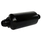 10 Micron Black Fuel Filter with AN-10 Male Ports & Microglass Element