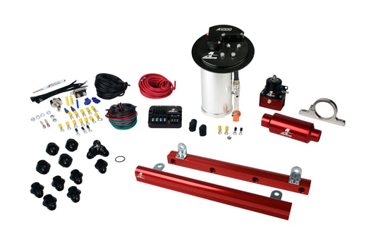 A1000 In-Tank Pump Gas Fuel System with 5.4L 4-V Fuel Rails, 10-17 Mustang GT