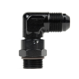 Fitting, 90-Deg, AN-08 ORB, AN-08 Male Flare