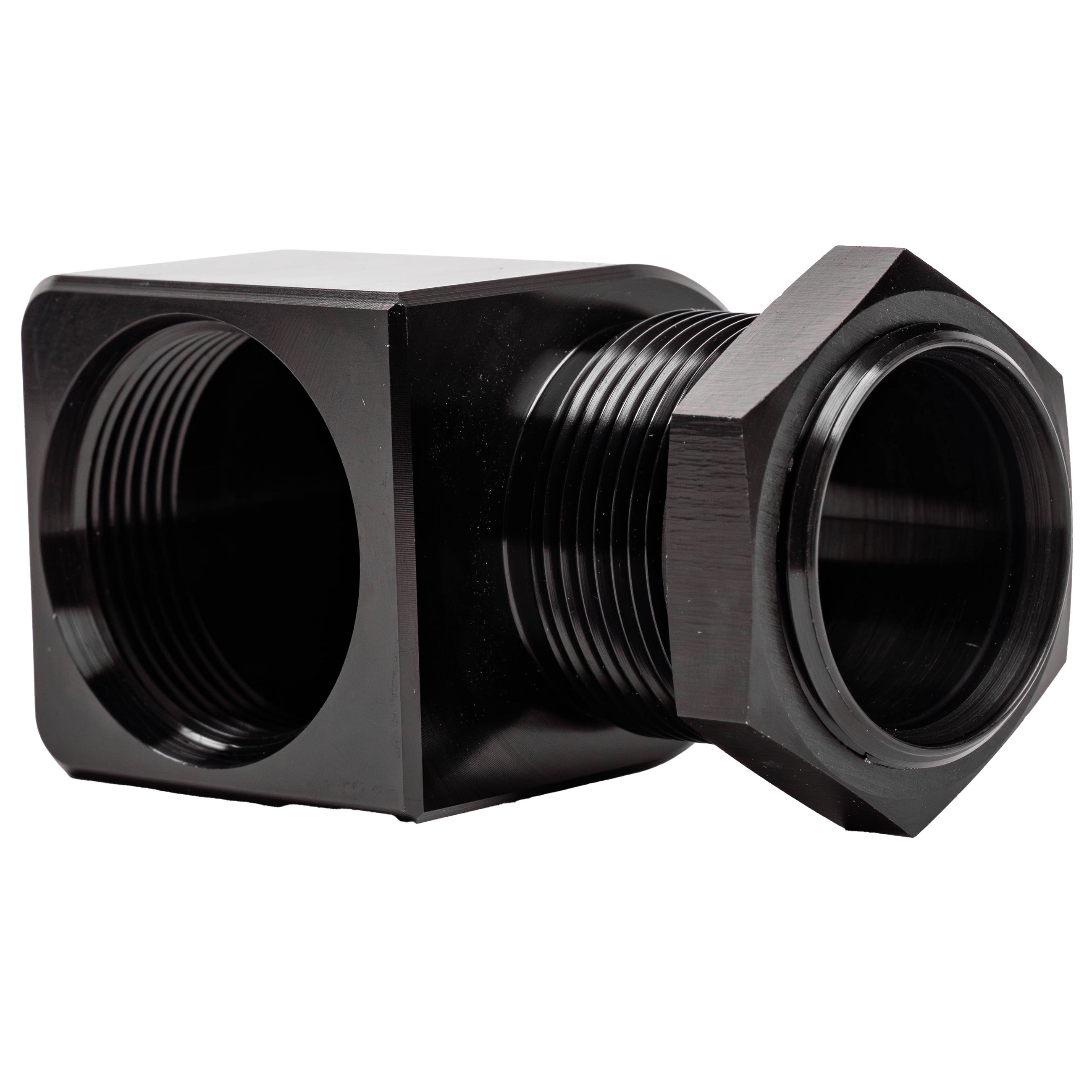 Av Adapter Radiator Adapter, Radiator Outlet, 90-Deg, AN-20, M-F – Aeromotive
