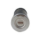 100-micron Stainless Steel Bulkhead Fuel Filter, AN-12 Male Flare