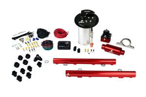 A1000 In-Tank Pump Gas Fuel System with 5.0L 4-V Fuel Rails, 10-17 Mustang GT