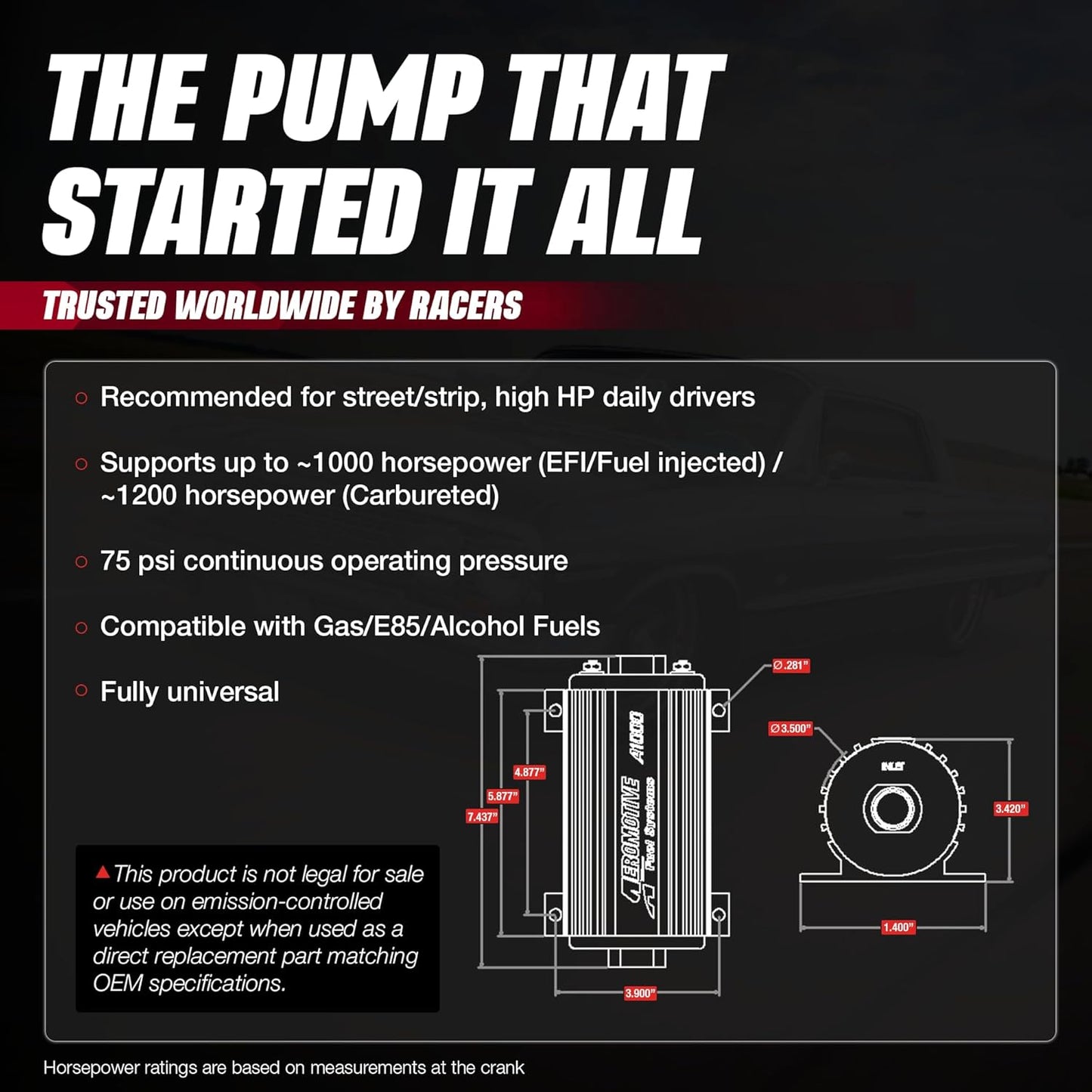 A1000 In-Line Fuel Pump