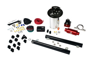 A1000 In-Tank Pump Gas Fuel System with 5.4L CJ Fuel Rails, 10-17 Mustang GT
