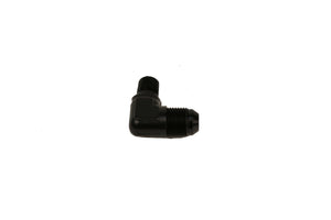 1/4"-MNPT to AN-08 Elbow Fitting, 90-Deg, Black