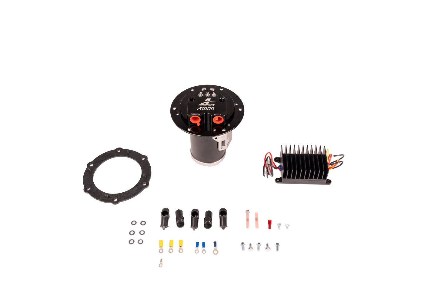 A1000 Brushless In-Tank Fuel Pump with True Variable Speed Controller, 03-04 Ford Mustang