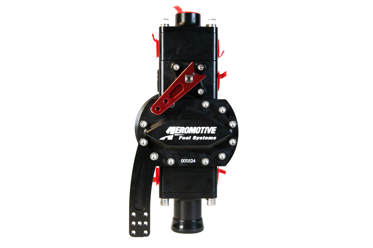 16.5gpm Fuel Pump, Shut Off Valve, 2x An-08 Blocks, 1-1/4" Inlet, An-10 Outlet, .775 Gear Set