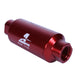 10 Micron Red Fuel Filter with ORB-10 Ports & Microglass Element