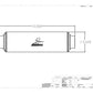 10 Micron Extreme Flow Fuel Filter with AN-16 ORB Ports & Microglass Element