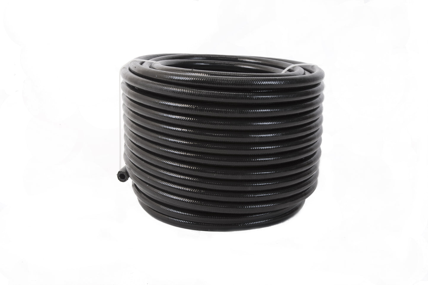 Fuel Line, PTFE, Stainless Braided, Black Jacketed