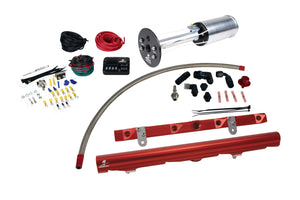 A1000 In-Tank Pump Gas Fuel System with LS2 Fuel Rails, 03-13 Corvette