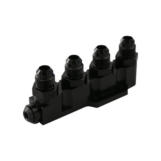 Manifold, 4x AN-06 Port, Attaches to Manifold Pump